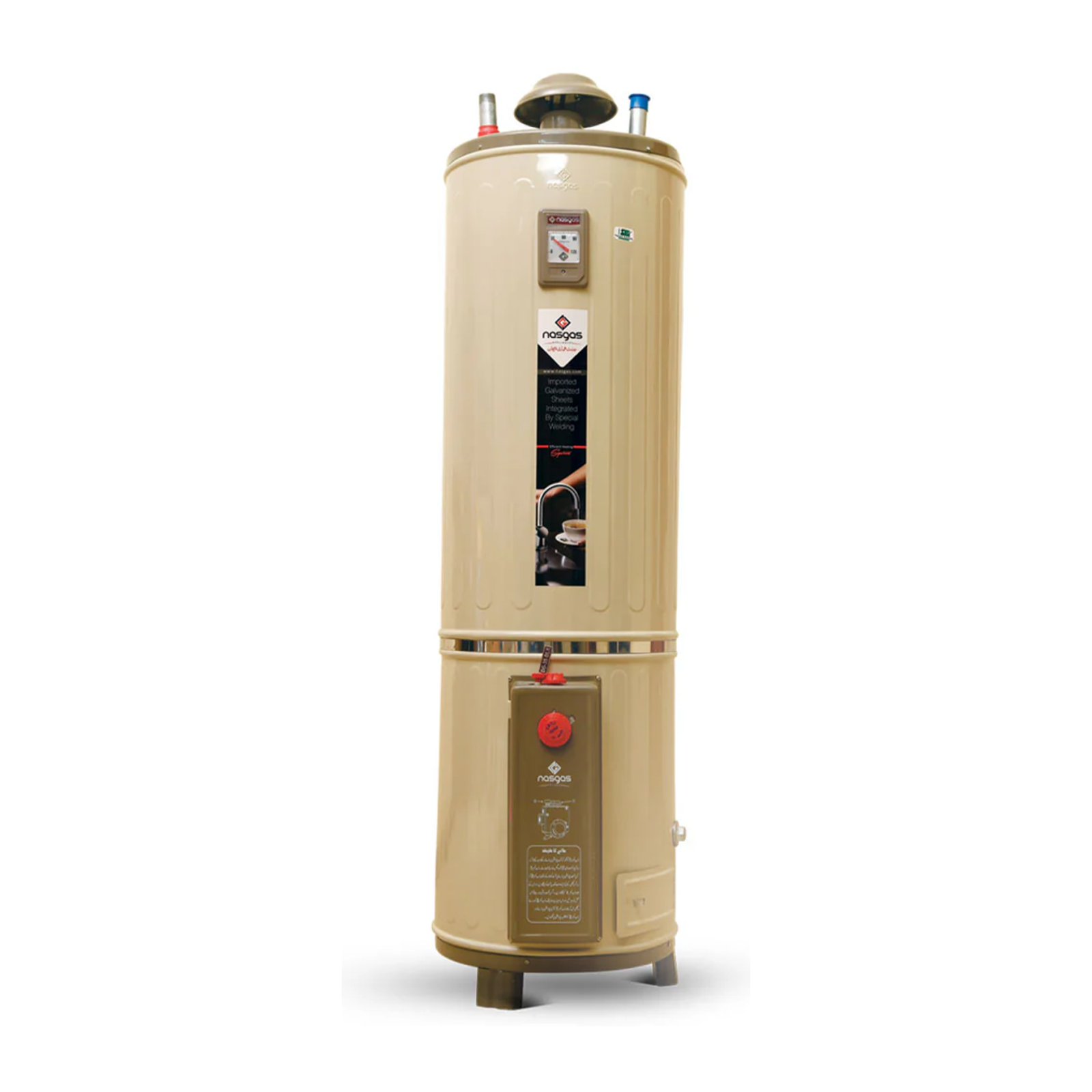 Nasgas DEG-25 Deluxe Electric And Gas Geyser
