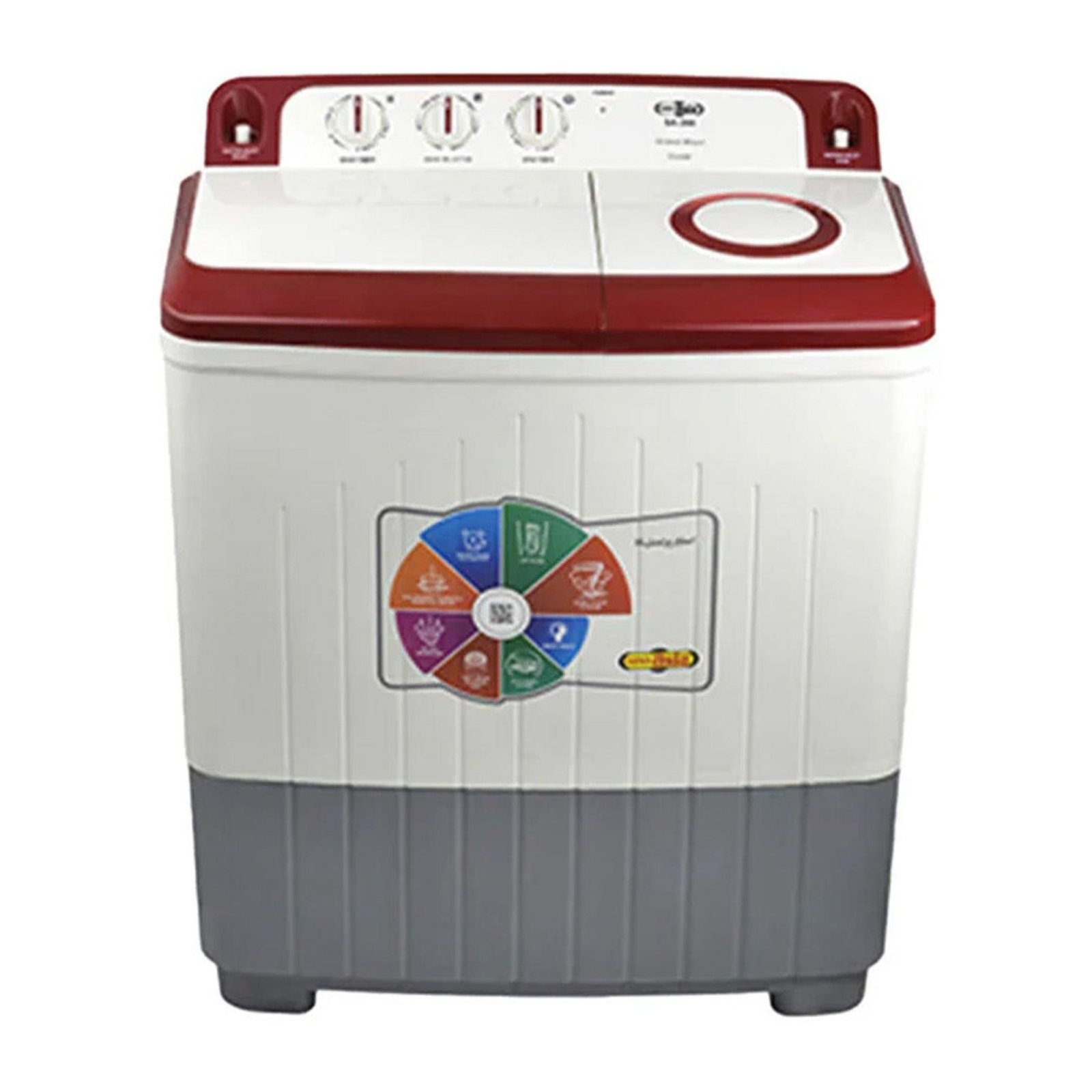 SUPER ASIA Washing Machine SA-280 Grand Wash Twin Tub Semi-Automatic