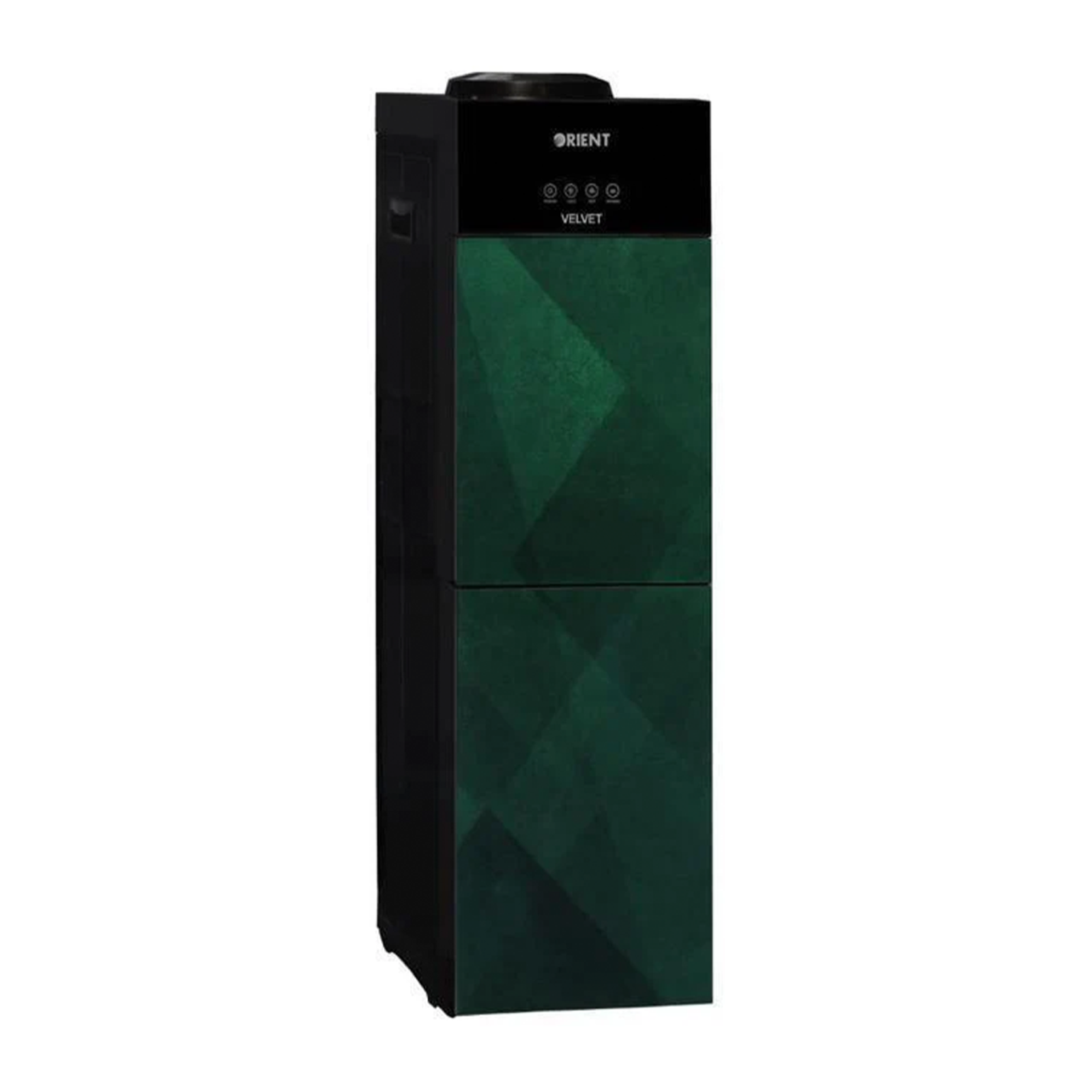 Orient Glass Door Water Dispenser Velvet 3 Taps Green