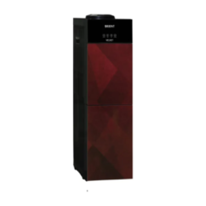 Orient Glass Door Water Dispenser Velvet 3 Taps Red