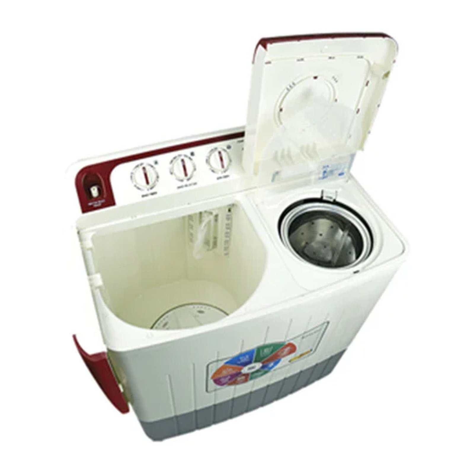 SUPER ASIA Washing Machine SA-280 Grand Wash Twin Tub Semi-Automatic